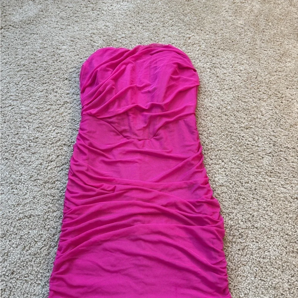 Forever 21 | Dresses | Forever 2 Hot Pink Dress | Poshmark